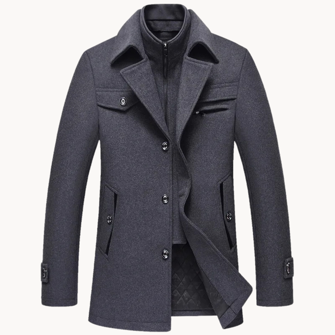 VINCE | WOOL BLEND COAT