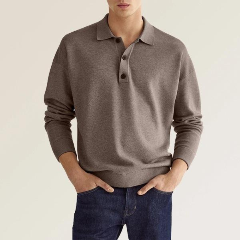 ROMAIN | LONG-SLEEVE POLO