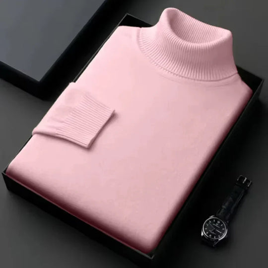NOAH | TRIM FIT TURTLENECK SWEATER
