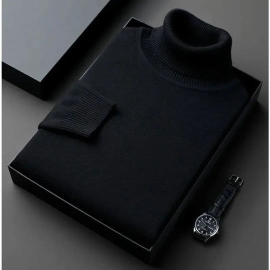 NOAH | TRIM FIT TURTLENECK SWEATER